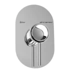 Italian One Way Shower Mixer, Shiny Titanium Color, Weight 488 g