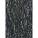 ورق جدران الماني مقاس 10 م×0.53 م، لون رمادي داكن، موديل 15-10149