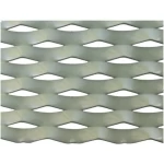 Galvanized Expanded Metal, Drie Design, Thickness 1.8 mm, Width 2.44 M, Length 7 M    | Bait Al Tatawor Company