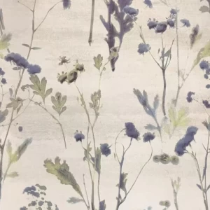 Leaf-Patterned Design Wallpaper 10mx50cm, Blue Color | 
