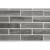 Processed clay panels brick style, Vambee bricks, size 60x240 mm, gray color, model A-221231.