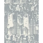 Italian wallpaper, size 10m x 0.53m, gray color, model 57041