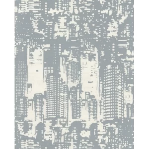 Italian Wallpaper 10m x 0.53m Gray, Model 57041 | Balbaid Decor Company