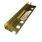 Small Aluminum Glass Holder Accessory, Dimensions 240 × 1.3 cm, shiny gold Color