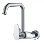 Wall kitchen Sink Mixer, Chrome Color, Model STARK | Saudi Ceramics