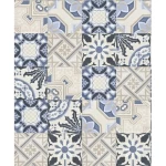   ورق حائط الماني لون بيج مع ازرق، طول 10 م، عرض 0.53 م، موديل 526325