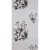 Dutch floral wallpaper, size 10 m x 0.53 m, gray color, model 17806  