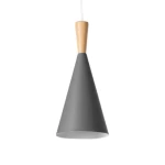 Modern Hanging Light, Size 18x36 cm, grey color