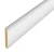 Hardwood Baseboard, Dimensions 240x8 cm, White Color Model Number 1518