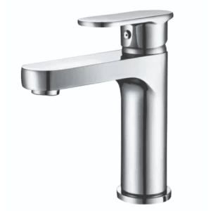 Chinese Short Washbasin Mixer Size 13.4×16.2 cm, Chrome Color | Prime Alarabia