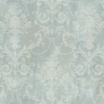Classic wallpaper, pale gray color, length 10 m, width 0.53 m, model EP6153  