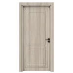 Premium doors with luxurious finish, size 235 x 115 cm, gray color, thickness 6 cm, model EX02