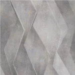 ورق حائط تصميم ثلاثي الابعاد مقاس 10م×0,53م، لون رمادي