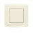 Wide Electrical light switch 1 gang 10 Amp ALF Alfanar Size 7×7 cm Color Beige 