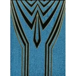 ورق حائط ايطالي لون ازرق تصميم منقوش ، مقاس 10 م×0.70 م، موديل rc16003