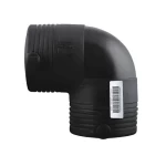 كوع HDPE زاوية 90° لحام كهرباء، مقاس 75 مم، طول 155 مم، لون أسود | شركة الاتحاد للأنابيب