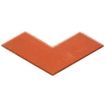 بلاط رصيف انترلوك ثلاثي الابعاد   مقاس 60×85×333 مم لون احمر | شركة ارتك