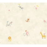 American wallpaper for youth and children, size 10 m x 0.53 m, beige color, model GK8995 