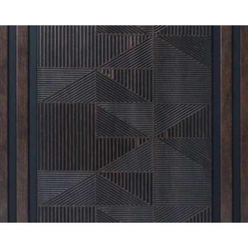 Chinese Wood Alternative Rectangle Size 31 × 290 cm Brown Wavy Pyramid | Luxury line
