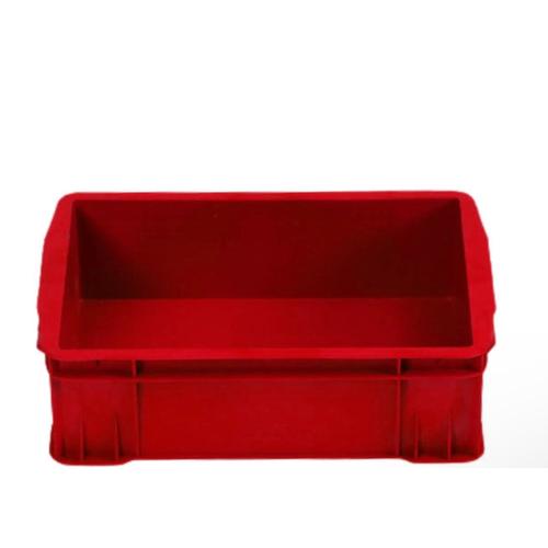 صندوق بلاستيك HDPE لحفظ الأسماك 36×24×10 سم، أحمر، موديل 7SPDF | مصنع الفريدي للصناعات البلاستيكية