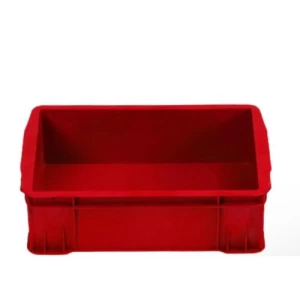 صندوق بلاستيك HDPE لحفظ الأسماك 36×24×10 سم، أحمر، موديل 7SPDF | مصنع الفريدي للصناعات البلاستيكية