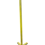 Steel sign post yellow color material Aluminum height 1.5 meters weight 2kg          