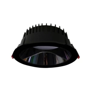 Vigo LED Downlight Anti-Glare 12W, 3000K, 100 mm Cutout, Black | Vigo