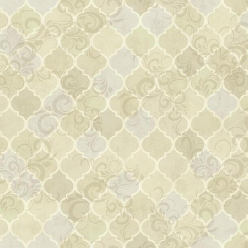 American Wallpaper Patterned Design Beige Color, Size 10mx0.53m, Model TB4266 | Balbaid Decor Company