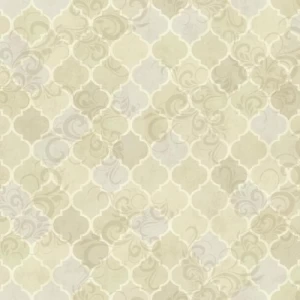 American Wallpaper Patterned Design Beige Color, Size 10mx0.53m, Model TB4266 | Balbaid Decor Company