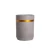 Fiberglass plant pot, size 45x33x33 cm, gray color.