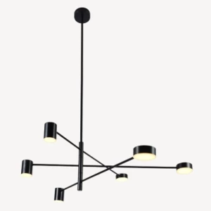 Opulent Modern Pendant Lighting 70x20x20 cm, Black Color | Abyat Company