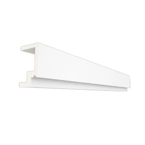 High-Quality Exterior Cornices 24 cm Height, 15 cm Width, 2.48 m Length, White | Zakharef Company