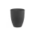 Vase made of Fiberglass, Cylinder Shape, Black, size 52.5×43×43 cm