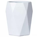 مركن نبات فايبر أسمنتي مقاس 39×33 سم لون أبيض