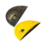 نهاية مطب ربر طول 5 سم، لون اسود/أصفر