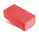 بلاط رصيف انترلوك مستطيلي  براند الارمك  سمك  6 سم اللون احمر