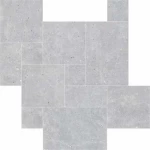 بلاط MESSEL المزخرف للجدران بلون فضي، سماكة 10 مم، مقاس 44x66 سم