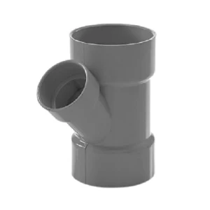 UPVC Plastic Tee Y Reducer 45° Size 110×160 mm Gray Color | Al mona for innovative pipe solutions