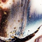 رخام صناعي ريزن، ألوان متداخلة، أبعاد 122 × 290 سم