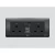 Double Triple Socket with USB, Size 14x7 cm, 13 Amp, Black Color