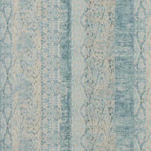 Patterned Wallpaper Turquoise Color 10m x 1.06m, Model 5925 | Balbaid Decor Company