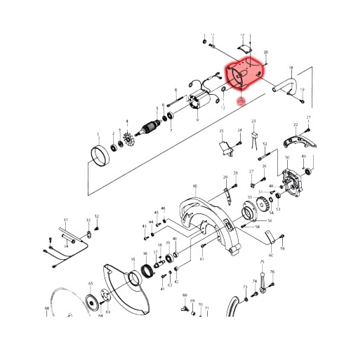 بيت محرك وزن 0.3 كجم متوافق مع 5401N | Makita | شركة المحترفون العرب