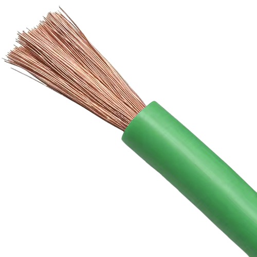 سلك نحاس مرن 35 مم2 450/750 فولت عزل PVC 70°C اخضر 100 ياردة | بحرة للكابلات