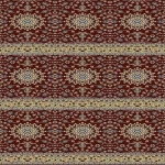 Light Mosque Carpet Made of Hut st, Red Color, Decorated, Model Al-Qadisiyah
