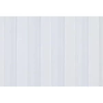 Wood substitute WPC rectangle, size 12 x 290 cm, white color with beige stripes