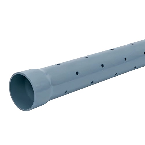 أنابيب UPVC مثقبة مقاس 75 مم، لون رمادي | شركة الصناعات السعودية للانابيب