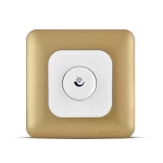 ديمر اضاءة دوار مفرد 1000 واط /220 فولت، لون ذهبي، 7×7 سم | سبكترا 