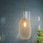 ممتاز مهل إضاءة معلقة مودرن، أبعاد 27 × 27 × 161 سم، لون نحاسي