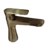 Automatic Short With Harab Washbasin Mixer, Yellow Copper Color