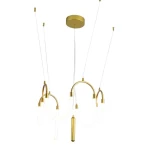 Decorative Pendant Light, 50 cm width, 200 cm length, gold color